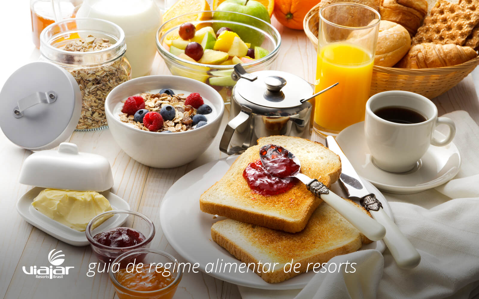 Café da manhã no hotel: regimes de alimentação — Vai com elas